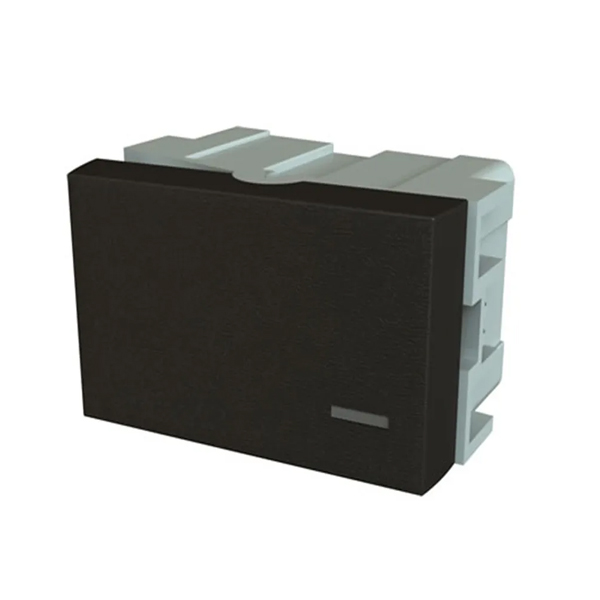 INTERRUPTOR COMBINACION PLATINUM NEGRA JELUZ