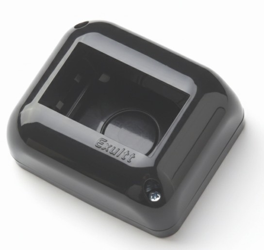 Caja Stik de superficie vacía 1 módulo (color negro)