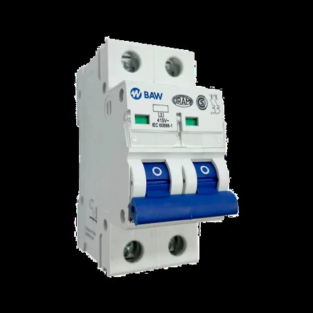 LLAVE TERMICA 2X16A 4,5Ka BAW