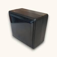Caja ext. TM 12 bocas c/tapa fumé. Sistelectric NERA