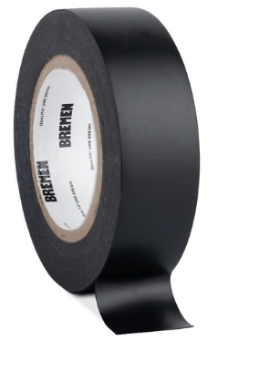 Cinta Aisladora Negra Autoextinguible 0.18mm x 19mm x 9.14m