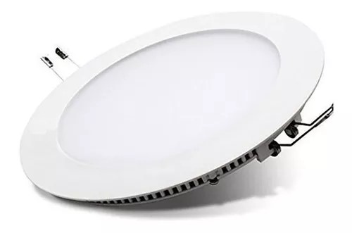 PANEL LED 12W EMBUTIR 1080Lm LED MACROLED REDONDO CALIDO