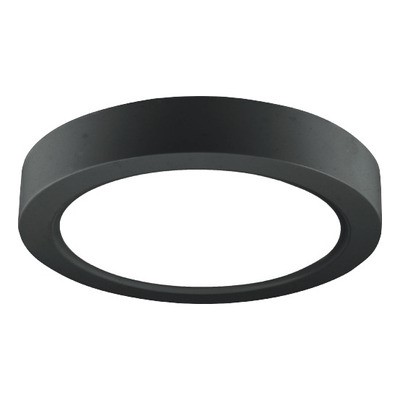 LED PLAFON NEGRO REDONDO APLICAR18W CALIDO ETHEOS