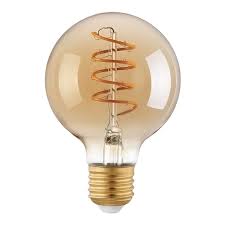 LED RETRO DECO GLOBO95  BUCLE RETRO 8W E27 2700K