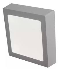 PLAFON LED 6W PLASTICO CUADRADO FRO ETHEO