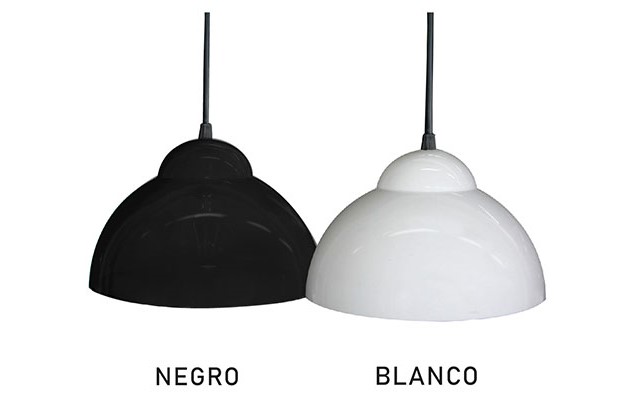 COLGANTE CRYSTAL COLORS CAMPANA BLANCO STARBOX