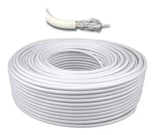 [RG6B] CABLE COAXIL RG6 BLANCO PROFESIONAL