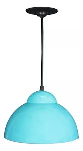 [00433] COLGANTE CAMPANA PASTEL VERDE AGUA STARBOX