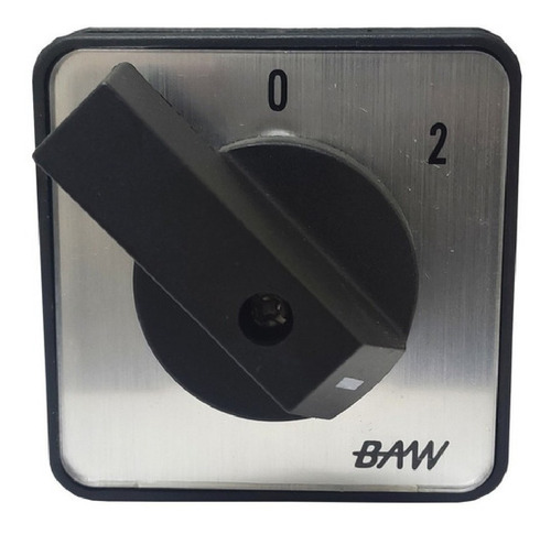 [SR32015] INTERRUPTOR ROTATIVO BAW 1-0-2 32A 4VIAS