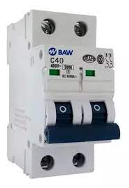 [K42C40] INTERRUPTOR TERMOMAGNETICO 4.5Ka 2P 40A BAW