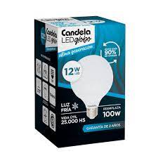 [6800] lampara LED GLOBO 12W FRIA CANDELA