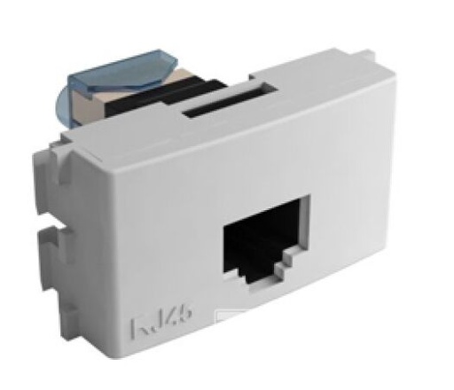 [306302] MODULO FRENTE RJ45 BLANCO EXULTT PLEIN