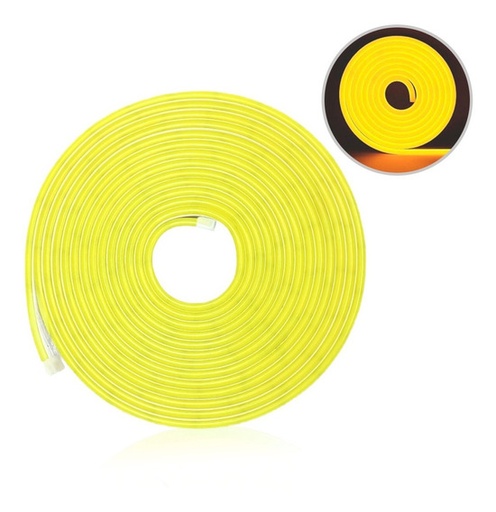 [NEONAMA] TIRA NEON LED ULTRAFLEXIBLE 3000LM AMARILLO 5 MTS