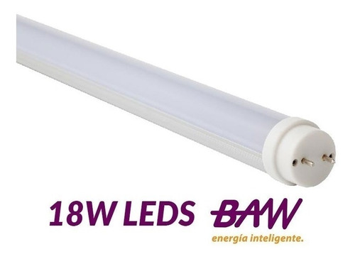 [T8G36L1865] TUBO LED T8 18W FRIA PUNTA-PUNTA BAW