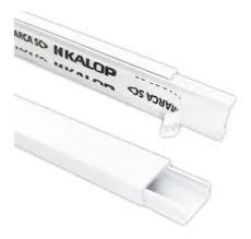 [KL04033] CABLE CANAL 20X10 X2mts KALOP C/ADH X2Mts