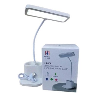 [MS813] LAMPARA VELADOR FLEXIBLE USB RECARGABLE c/LUZ DE NOCHE (copia)