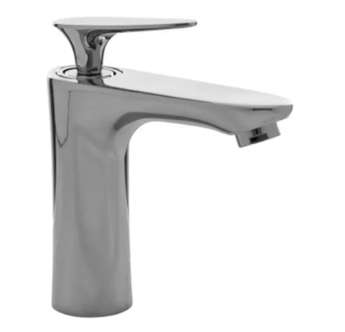 [RR011] Grifería Baño Monocomando Lavatorio Baja Acero 17cm