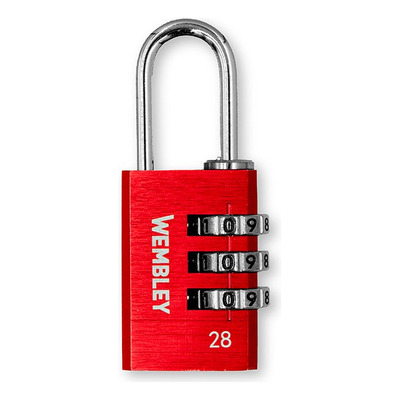 [7881] CANDADO DE COMBINACION 21mm 3DIG WEMBLEY