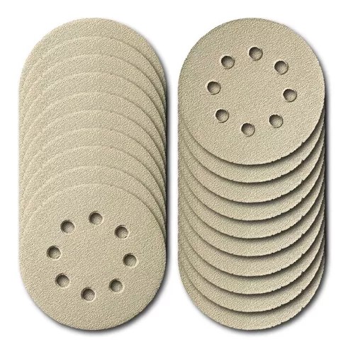 [7605] DISCOS DE LIJA ATI-EMPASTE (P/LIJADORA ORBITAL) GRANO 120 BREMEN X UNID