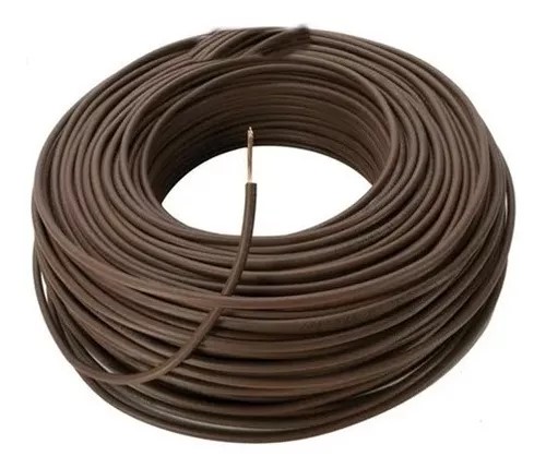 [CF404] CABLE UNIPOLAR 4mm MARRON ANTILLAMA MARCA PROPIA