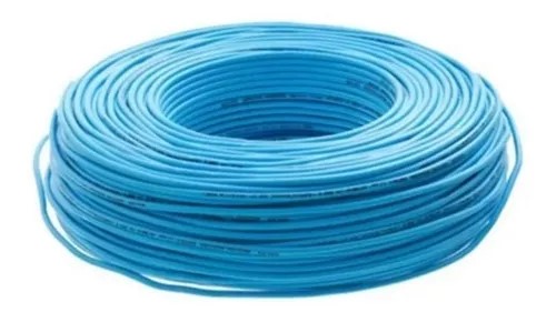 [CF602] CABLE UNIPOLAR 6MM CELESTE MARCA PROPIA