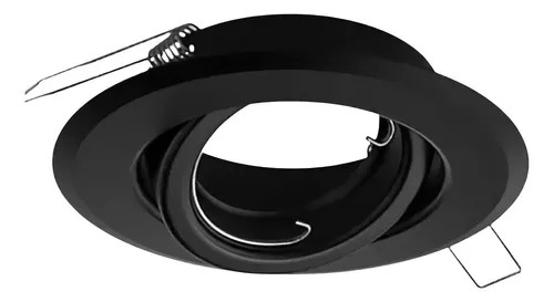 [ADMD10NEG] ARO DE EMBUTIR DICROICA MOVIL DIAMETRO 10 CHAPA (copia)