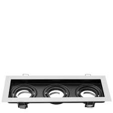 [AEDX3MB] ARTEFACTO MACROLED EMBUTIR X3 DICRO BLANCO