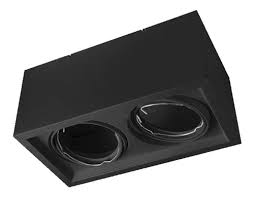 [APCARX2CN] PLAFON CARDANICO AR111X2 NEGRO MACROLED