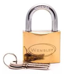 [6074] Candado Wembley® Titanium 63mm (3 Llaves)