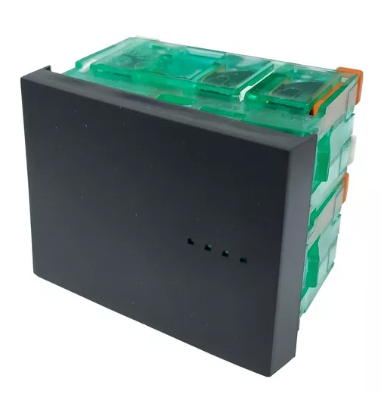 [6128] MODULO PTO BIPOLAR 4VIAS GRIS CAMBRE BAUHAUS 6148 (copia)