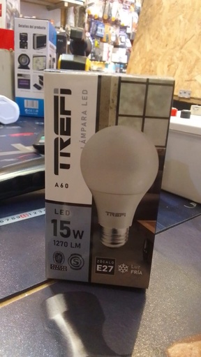 [IM0503015] LAMPARA LED 15W 1250Lm E27 CALIDA TREFI (copia)