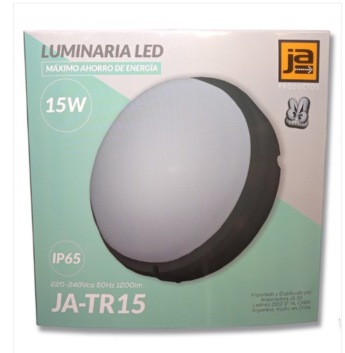 [LEX15RC] LUMINARIA LED EXTERNA REDONDA 15W BLANCO CALIDO