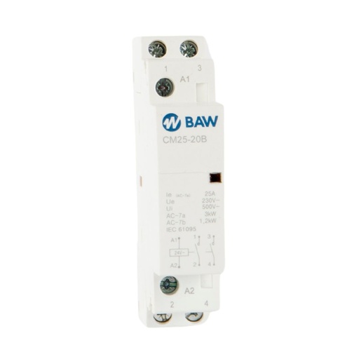 [CM2511M] CONTACTOR modular BAW 25A/24v (copia)