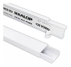 [kl0481] Cable Canal 18 X 21 Con Autoadhesivo Kalop X 2 Mts