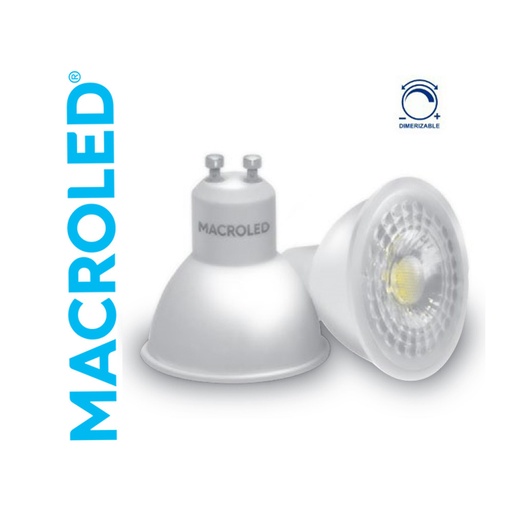 [par16pbcb7w38ddim] LED DICRO 7W 38°CALIDA DIMERIZABLE MACROLED