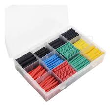 [15431] Kit Termocontraible Colores Set 530 Piezas Caja 1.5mm A 10mm