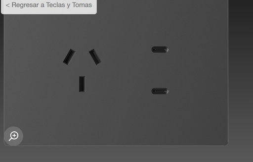 [MILAN1TC2USBCG] TOMACORRIENTE Y USB-C MILAN GRIS MACROLED, AC 250V, 10A MAX. 2 USB-C DE 20W, BASTIDOR