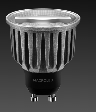 [MR165W12DIM] Dicroica Macroled aluminio gu10 5w  dimerizable
