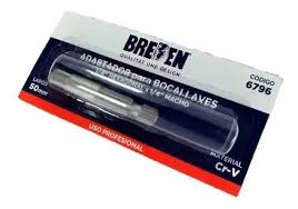 [6796] daptador Tubo Bocallave Enc Hex 1/4 X 1/4 50mm Bremen