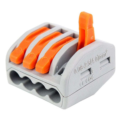 [BR4PCC] BORNERA EMPALME RAPIDO 4P 2.5mm BAW